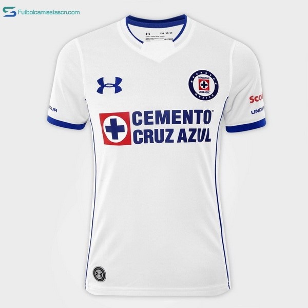 Camiseta Cruz Azul 2ª Mujer 2017/18 Blanco